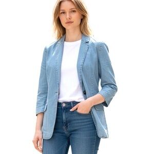 All Saints Light Blue  Blazer